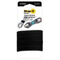 Jjaamm Jjaamm 260124 Super Stretch Silicone Bands; Black - Pack of 16 260124